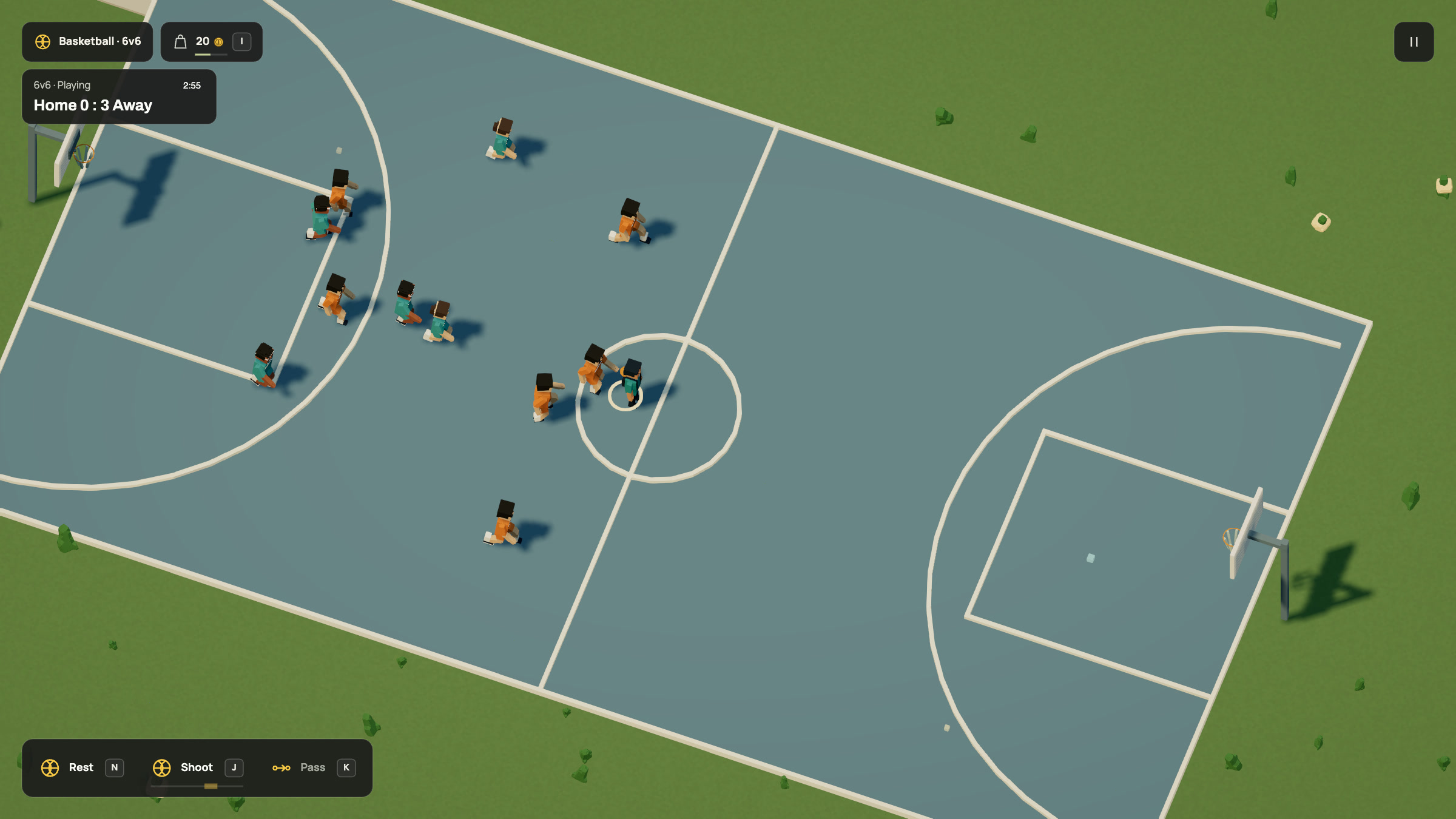 Basketball players use the same bounded activity and rest program