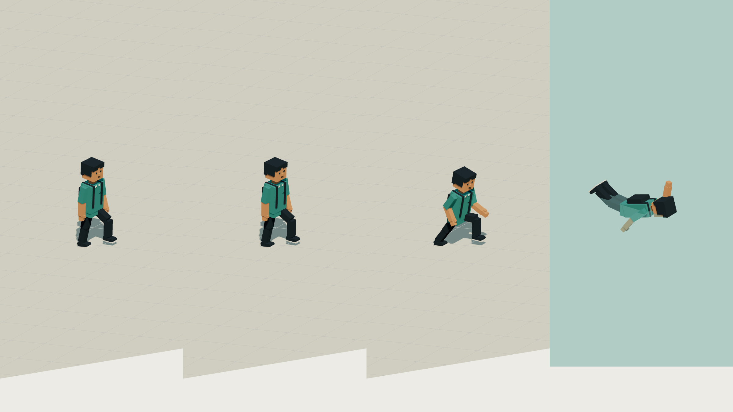 Walk, run and crawl on the same Dream rig
